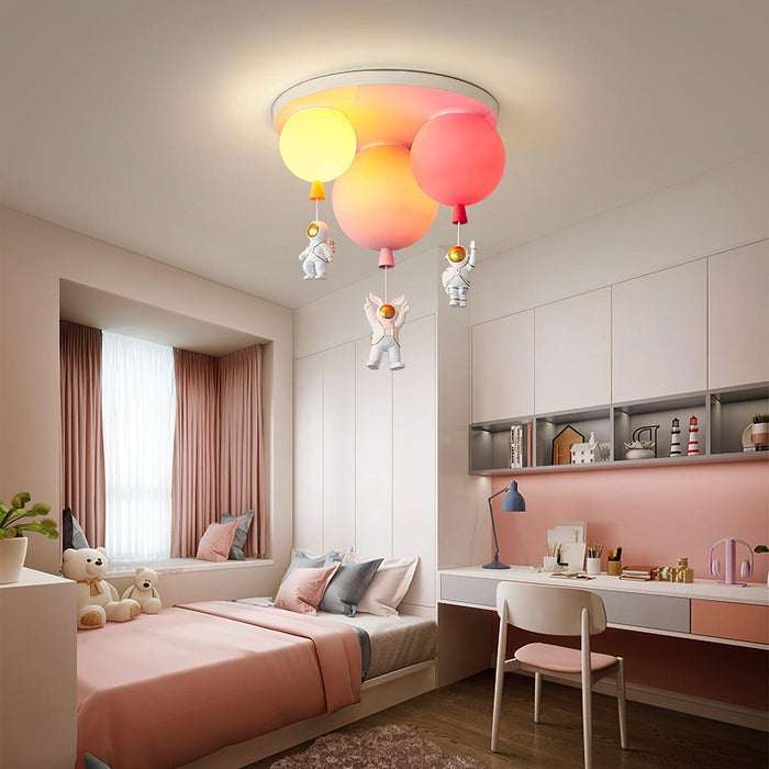 Frosted Balloon Combination Ceiling Lamp-DWHOME