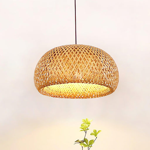 Bamboo Braided Pendant Lamp-DWHOME