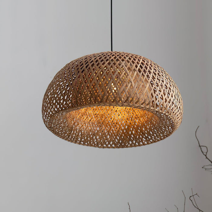 Bamboo Braided Pendant Lamp-DWHOME