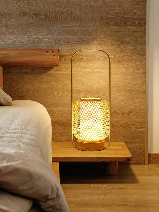 Bamboo Lantern Table Lamp - DWHOME
