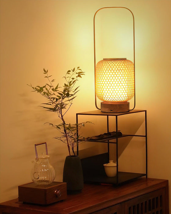 Bamboo Lantern Table Lamp - DWHOME