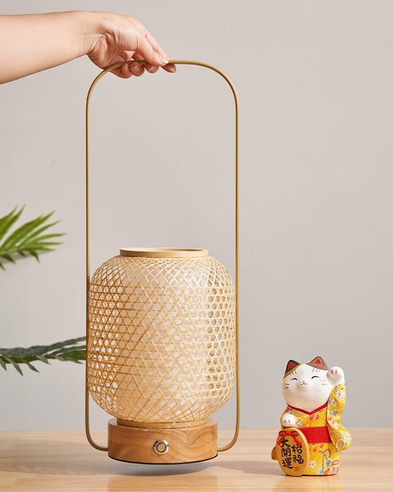 Bamboo Lantern Table Lamp - DWHOME