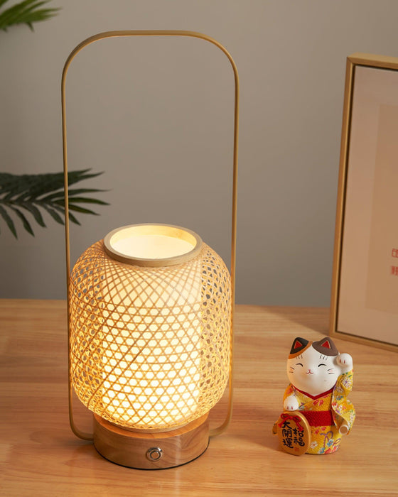 Bamboo Lantern Table Lamp - DWHOME
