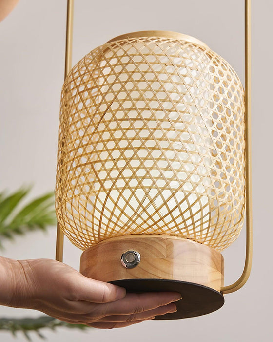 Bamboo Lantern Table Lamp - DWHOME