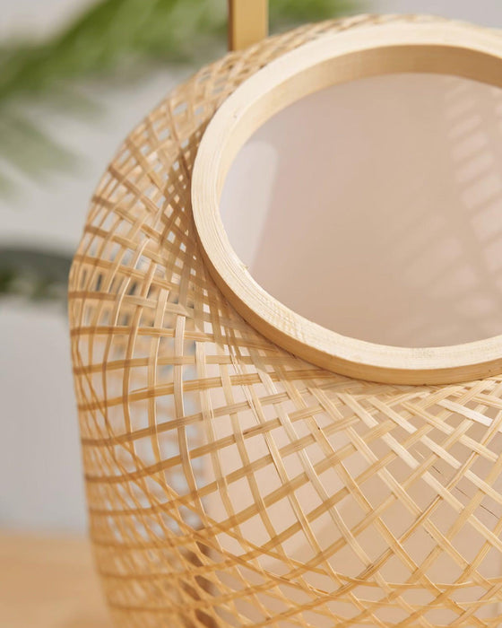 Bamboo Lantern Table Lamp - DWHOME
