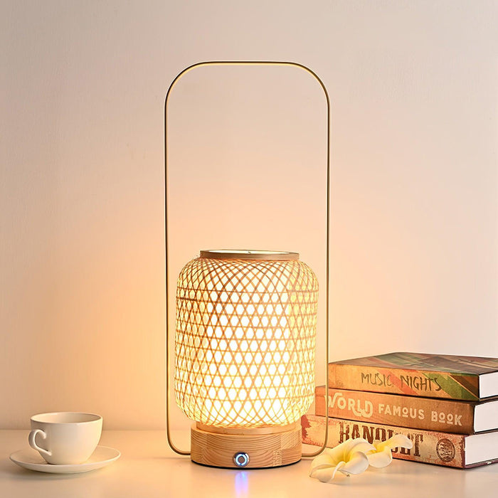 Bamboo Lantern Table Lamp - DWHOME