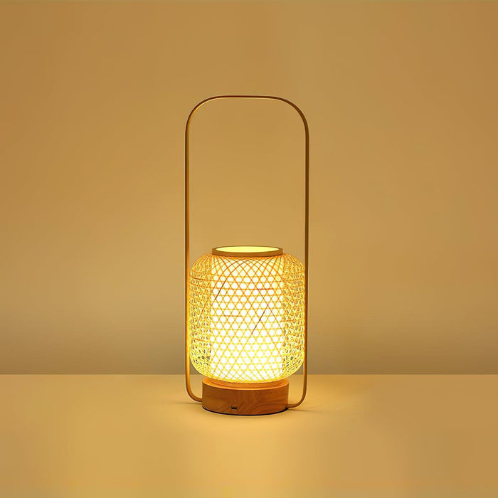 Bamboo Lantern Table Lamp - DWHOME
