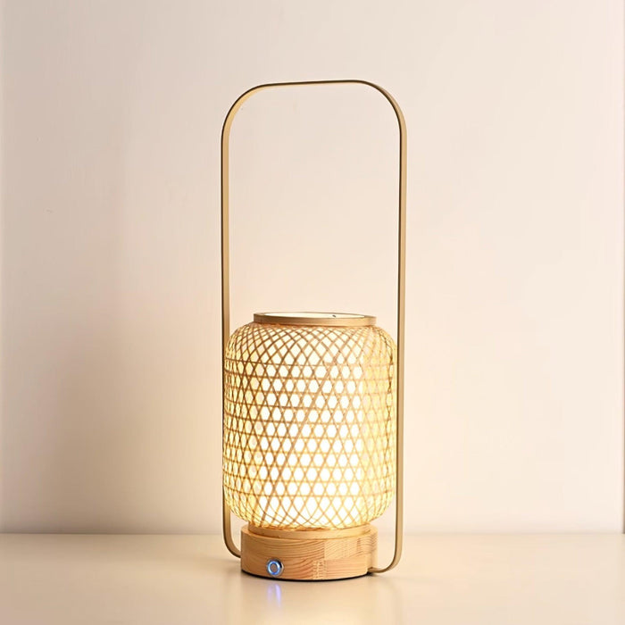 Bamboo Lantern Table Lamp - DWHOME
