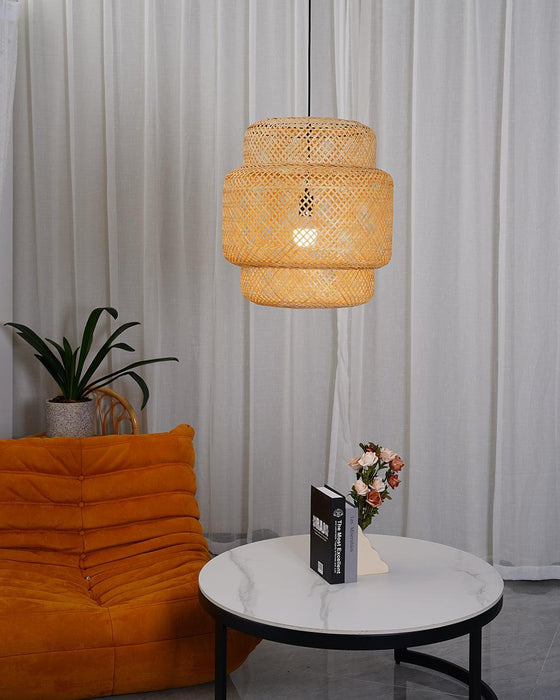 "Lampe à suspension en bambou-DWHOME"