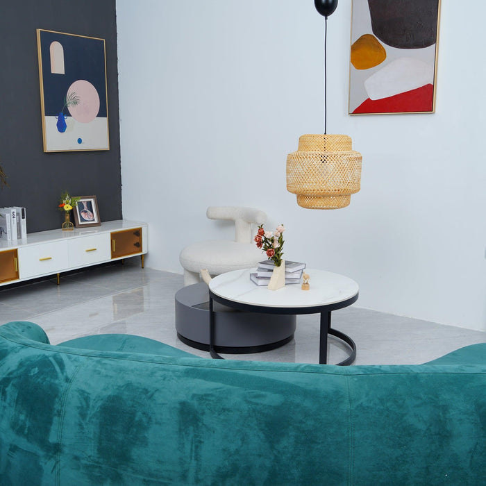 "Lampe à suspension en bambou-DWHOME"