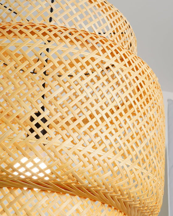 "Lampe à suspension en bambou-DWHOME"