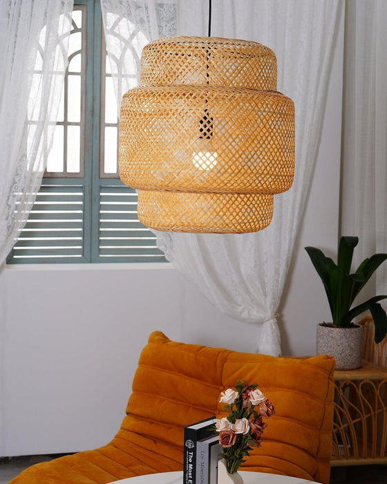 "Lampe à suspension en bambou-DWHOME"