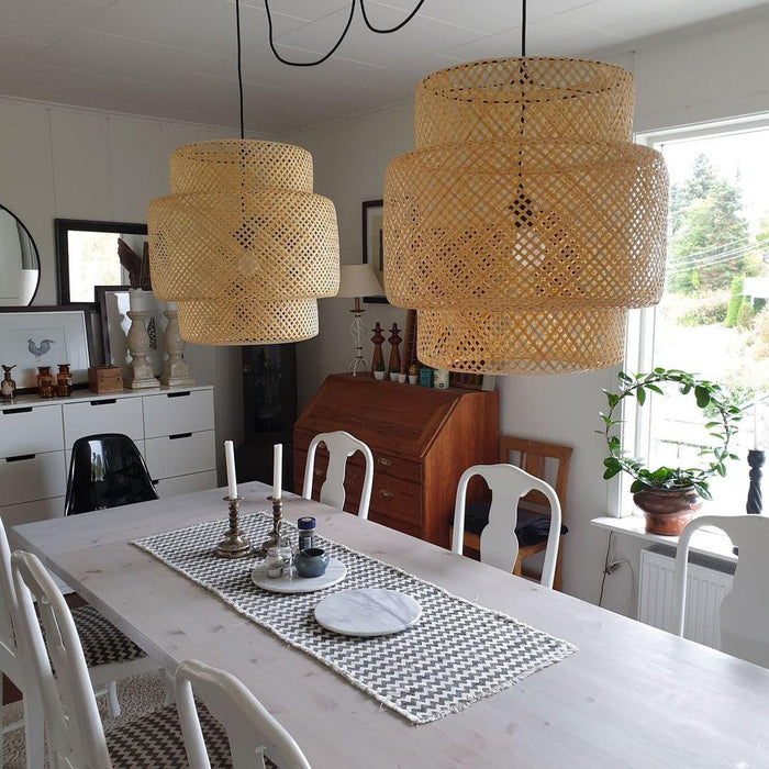 "Lampe à suspension en bambou-DWHOME"