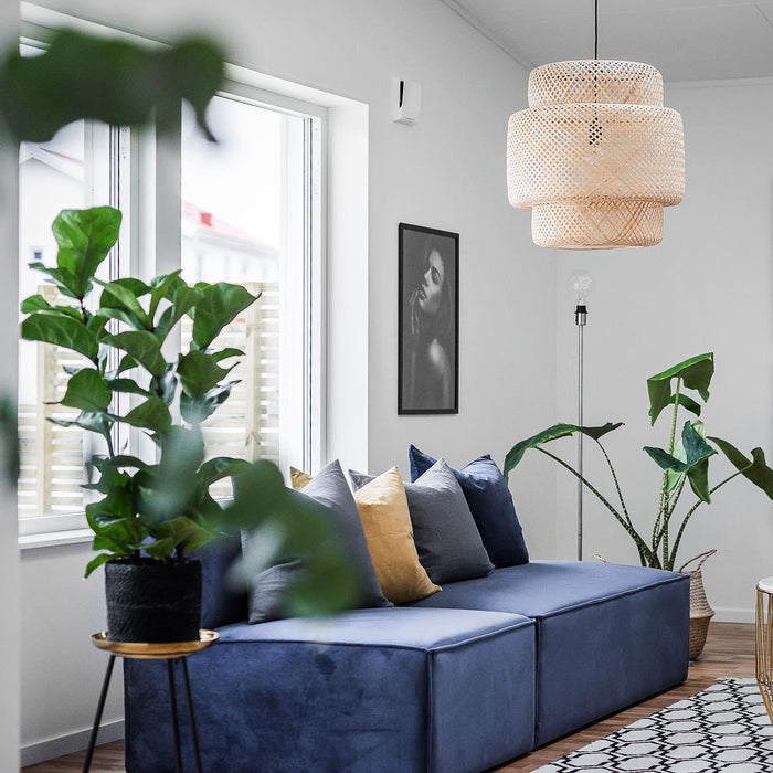 "Lampe à suspension en bambou-DWHOME"