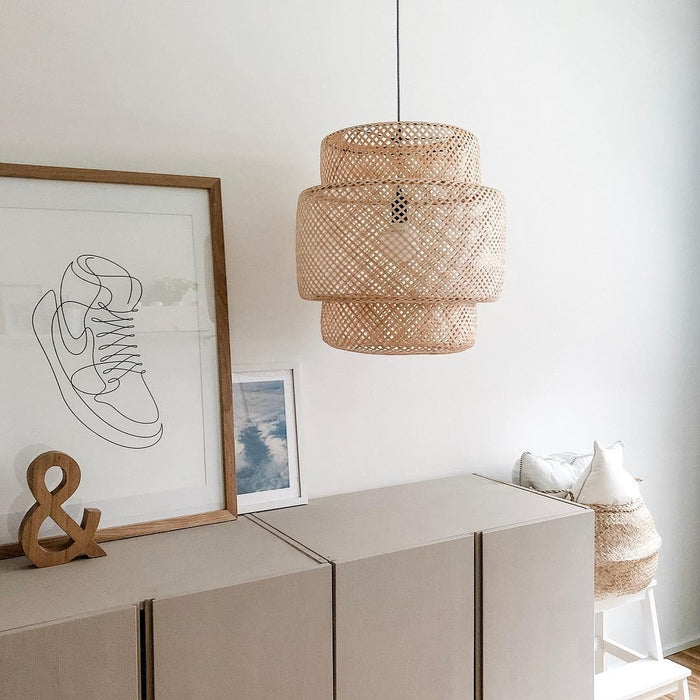 "Lampe à suspension en bambou-DWHOME"
