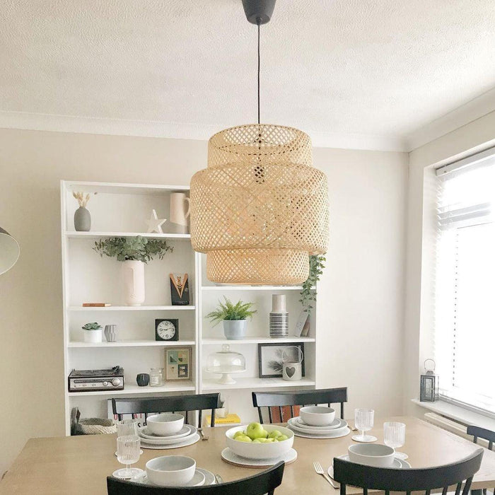 "Lampe à suspension en bambou-DWHOME"