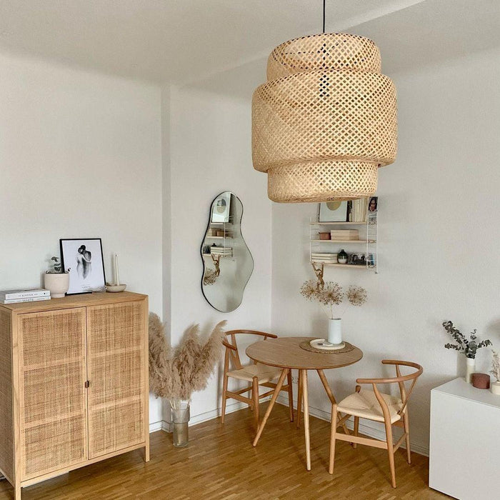 "Lampe à suspension en bambou-DWHOME"