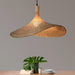 Rattan Weave Hat Pendant Light-DWHOME
