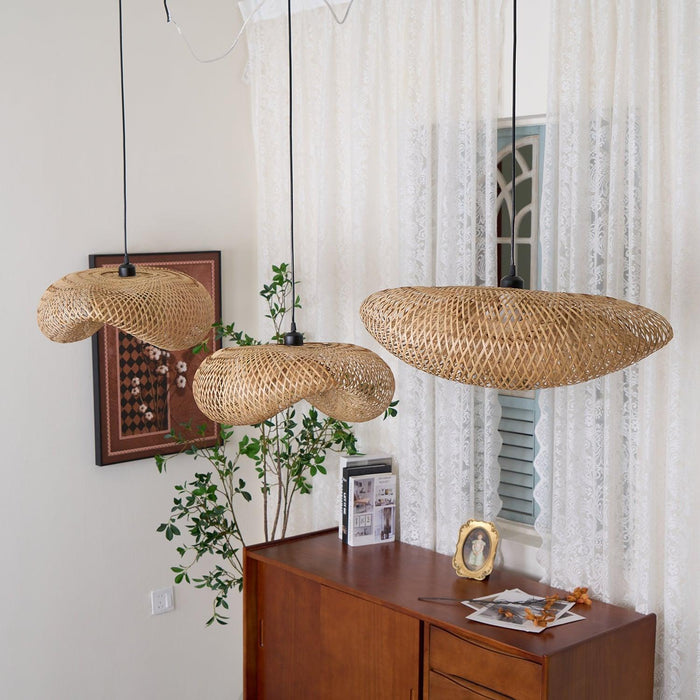 Bamboo Weaving Pendant Lamp-DWHOME