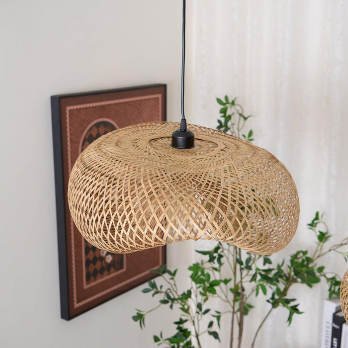 Bamboo Weaving Pendant Lamp-DWHOME
