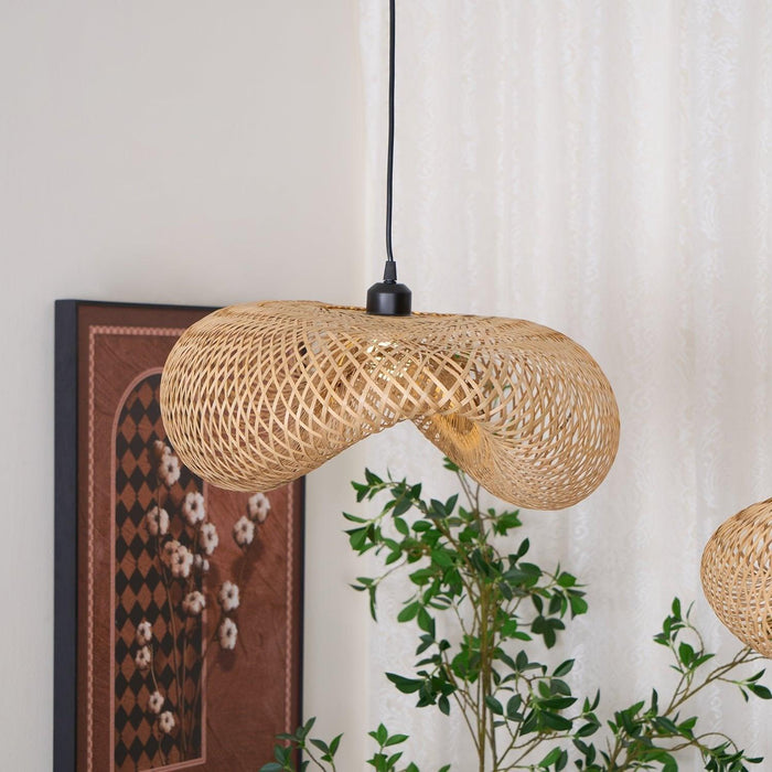 Bamboo Weaving Pendant Lamp-DWHOME