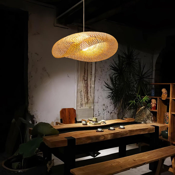 Bamboo Weaving Pendant Lamp-DWHOME