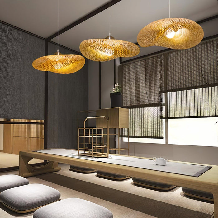 Bamboo Weaving Pendant Lamp-DWHOME