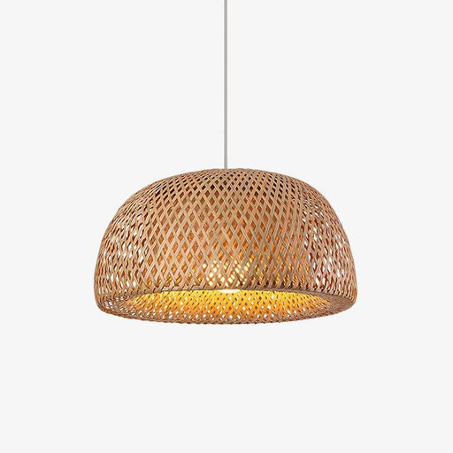 Bamboo Braided Pendant Lamp-DWHOME