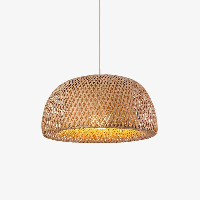 Bamboo Braided Pendant Lamp-DWHOME