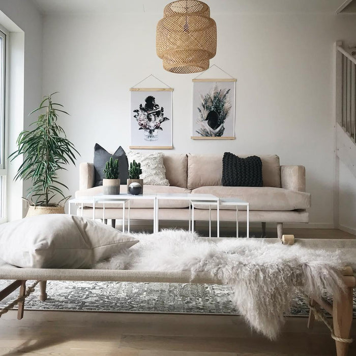 "Lampe à suspension en bambou-DWHOME"