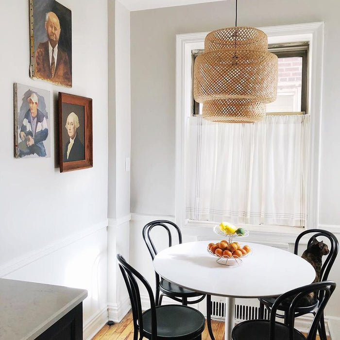 "Lampe à suspension en bambou-DWHOME"
