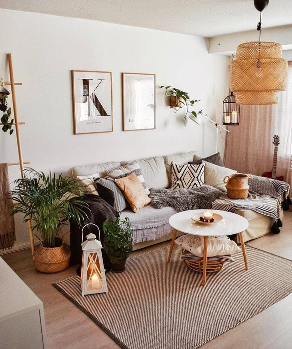 "Lampe à suspension en bambou-DWHOME"