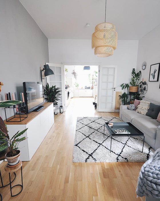 "Lampe à suspension en bambou-DWHOME"