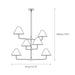 Basden Three Tier Chandelier-DWHOME