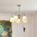 Bauhaus Pleated Chandelier-DWHOME