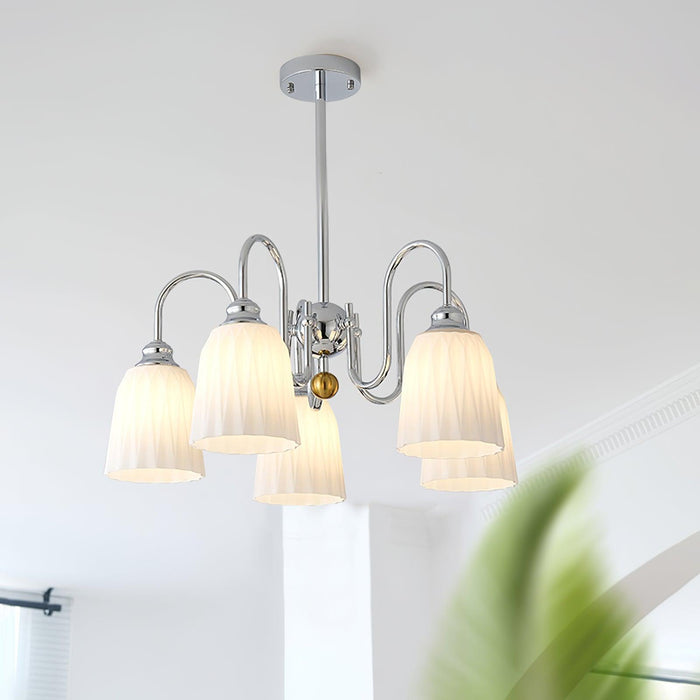 Bauhaus Pleated Chandelier-DWHOME