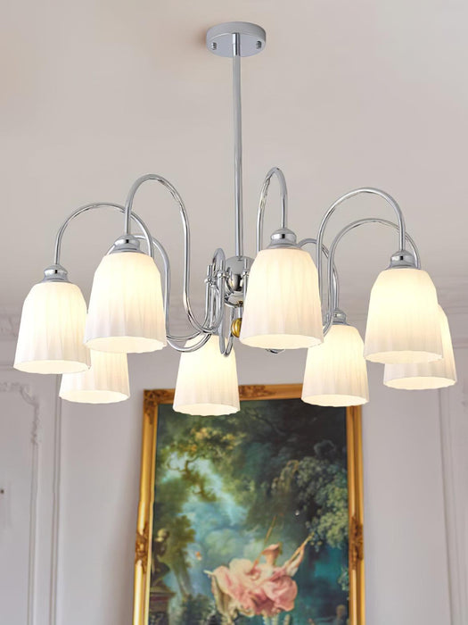 Bauhaus Pleated Chandelier-DWHOME