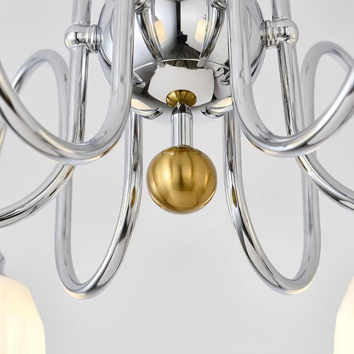 Bauhaus Pleated Chandelier-DWHOME