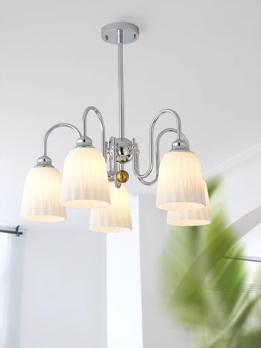 Bauhaus Pleated Chandelier-DWHOME
