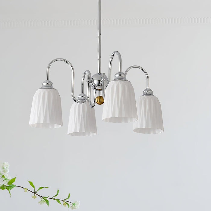 Bauhaus Pleated Chandelier-DWHOME