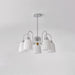 Bauhaus Pleated Chandelier-DWHOME