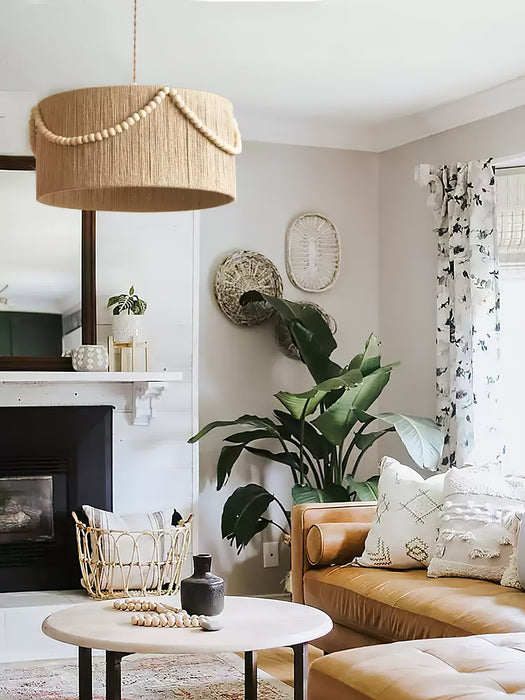 Beaded Boho Pendant Lamp-DWHOME
