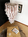 Petals Spiral Murano Pink Chandelier-DWHOME