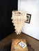 Petals Spiral Murano Pink Chandelier-DWHOME