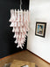 Petals Spiral Murano Pink Chandelier-DWHOME
