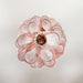 Petals Spiral Murano Pink Chandelier-DWHOME