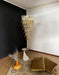Petals Spiral Murano Transparent Chandelier-DWHOME