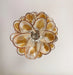 Petals Spiral Murano Transparent Chandelier-DWHOME