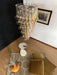 Petals Spiral Murano Transparent Chandelier-DWHOME