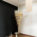 Petals Spiral Murano Transparent Chandelier-DWHOME